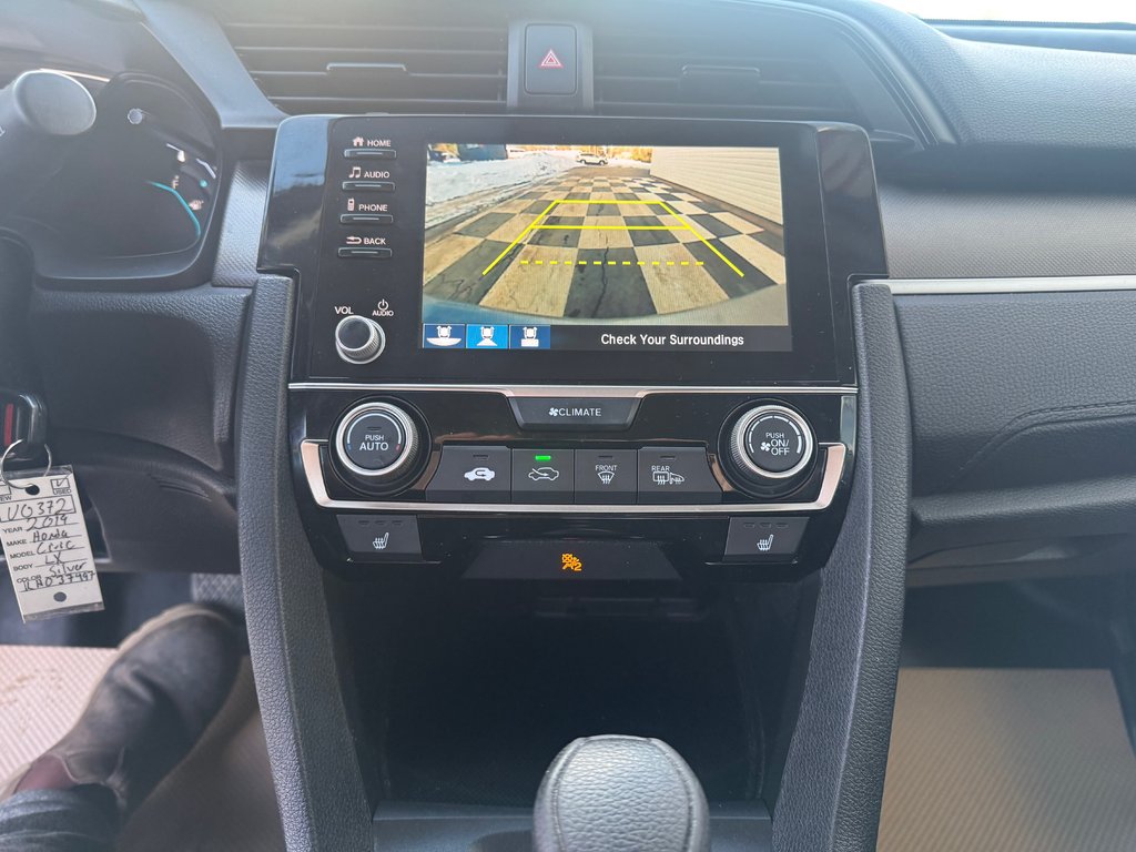 2019 Honda CIVIC LX, keyless entry, backup camera, Bluetooth in COLDBROOK, Nova Scotia - 12 - w1024h768px