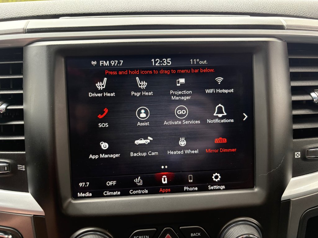 2021 Ram 1500 Classic Warlock - 4x4, sunroof, power and heated seats in COLDBROOK, Nova Scotia - 10 - w1024h768px
