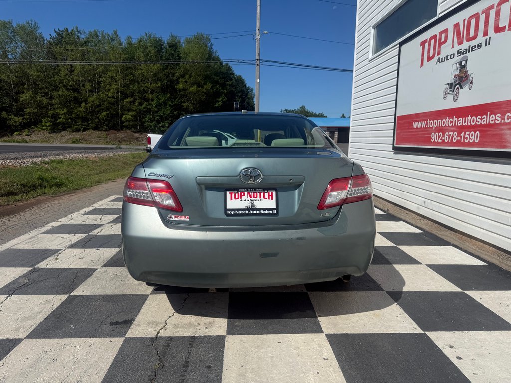 2010 Toyota CAMRY/SE/LE/XLE LE, keyless entry, Cruise control, MP3 in Kentville, Nova Scotia - 5 - w1024h768px