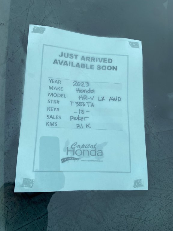 2023 Honda HR-V LX-1