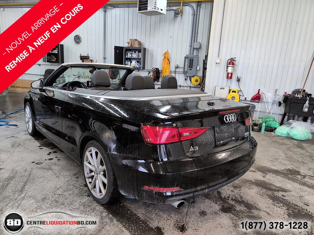 2015 Audi A3 2.0T Progressiv TSI QUATTRO  CONVERTIBLE in Granby, Quebec - 9 - w1024h768px