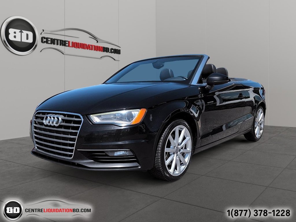 2015 Audi A3 2.0T Progressiv TSI QUATTRO  CONVERTIBLE in Granby, Quebec - 1 - w1024h768px