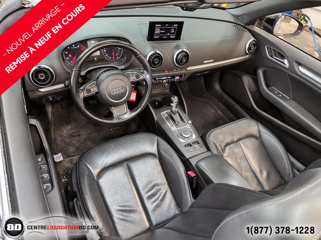2015 Audi A3 2.0T Progressiv TSI QUATTRO  CONVERTIBLE in Granby, Quebec - 10 - w1024h768px