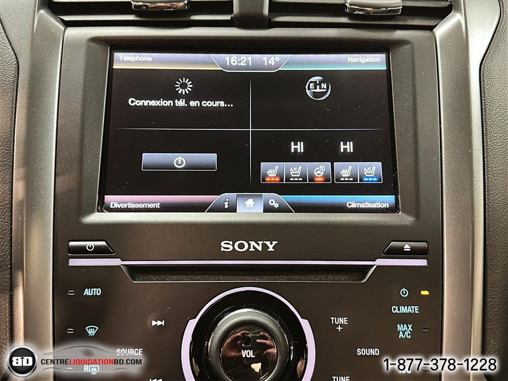 2015 Ford Fusion Titanium ÉCOBOOST AWD CUIR TOIT NAVIGATION in Granby, Quebec - 19 - w1024h768px
