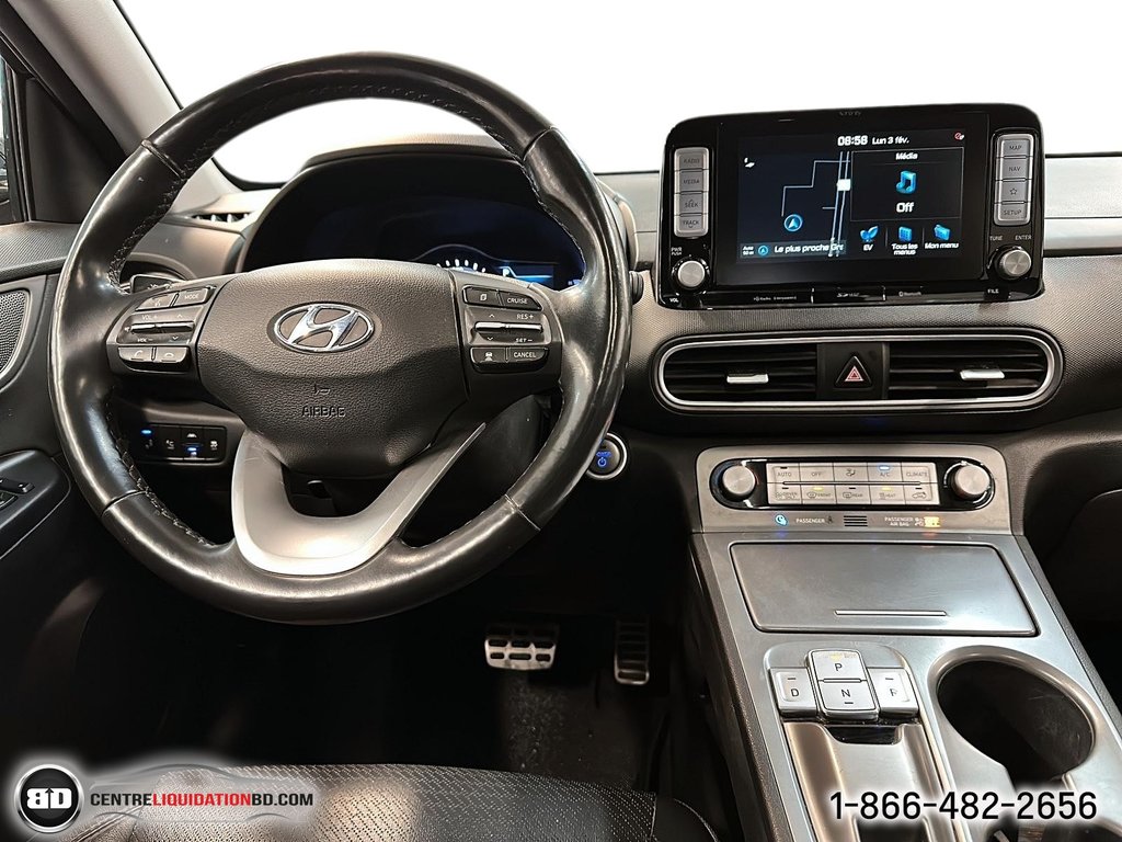 2019 Hyundai KONA ELECTRIC Ultimate 415 KM AUTONOMIE TOIT CUIR in Granby, Quebec - 11 - w1024h768px