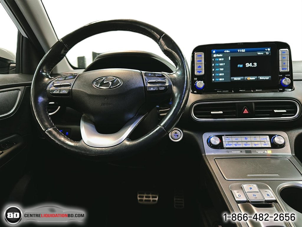 Hyundai KONA ELECTRIC Ultimate 415 KM D AUTONOMIE NAVIGATION TOIT CUIR 2019 à Granby, Québec - 13 - w1024h768px