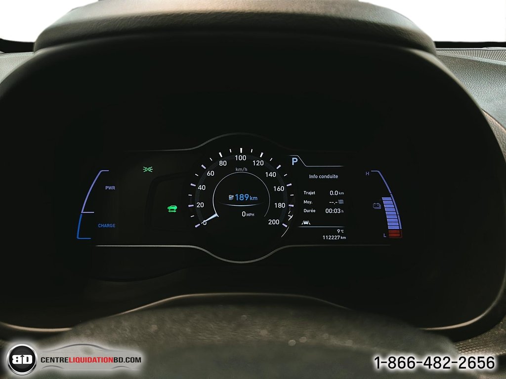 Hyundai KONA ELECTRIC Ultimate 415 KM D AUTONOMIE NAVIGATION TOIT CUIR 2019 à Granby, Québec - 16 - w1024h768px