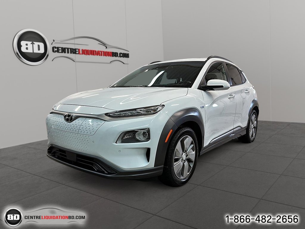 Hyundai KONA ELECTRIC Ultimate 415 KM D AUTONOMIE NAVIGATION TOIT CUIR 2019 à Granby, Québec - 1 - w1024h768px