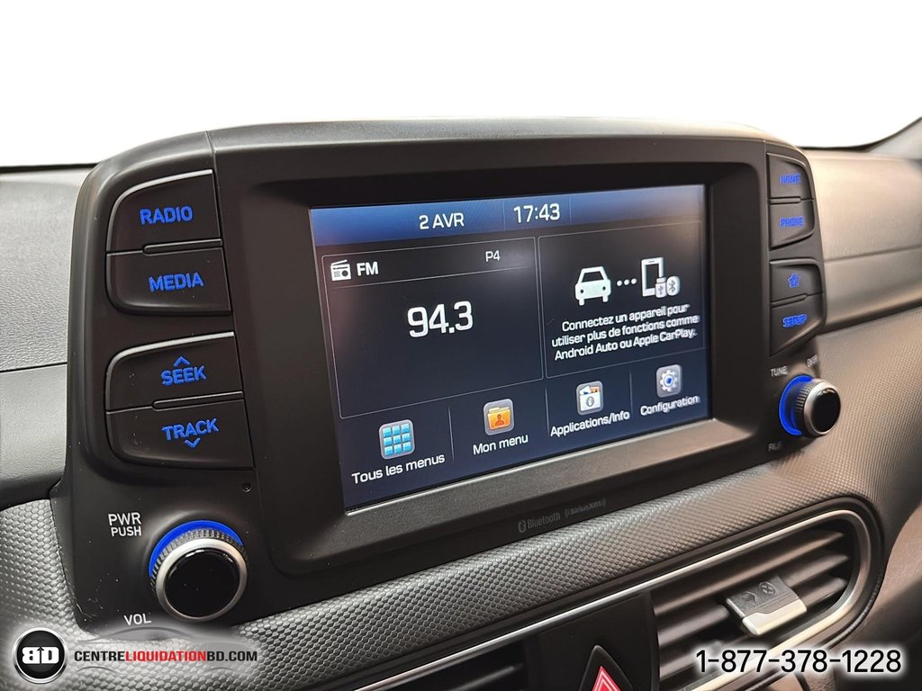 Hyundai Kona TREND 1.6L TURBO AWF 2018 à Granby, Québec - 25 - w1024h768px