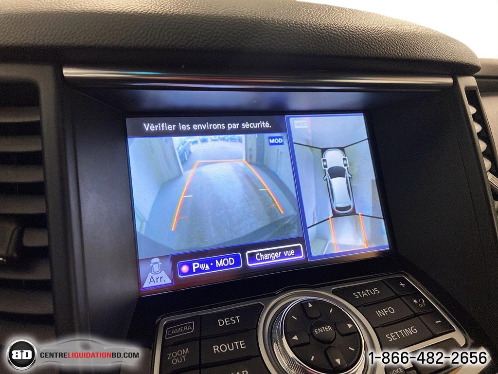 2015  QX70 AWD BANCS VENTILÉS + CHAUFFANTS GPS TOIT OUVRANT CAMERA 360 in Granby, Quebec - 10 - w1024h768px