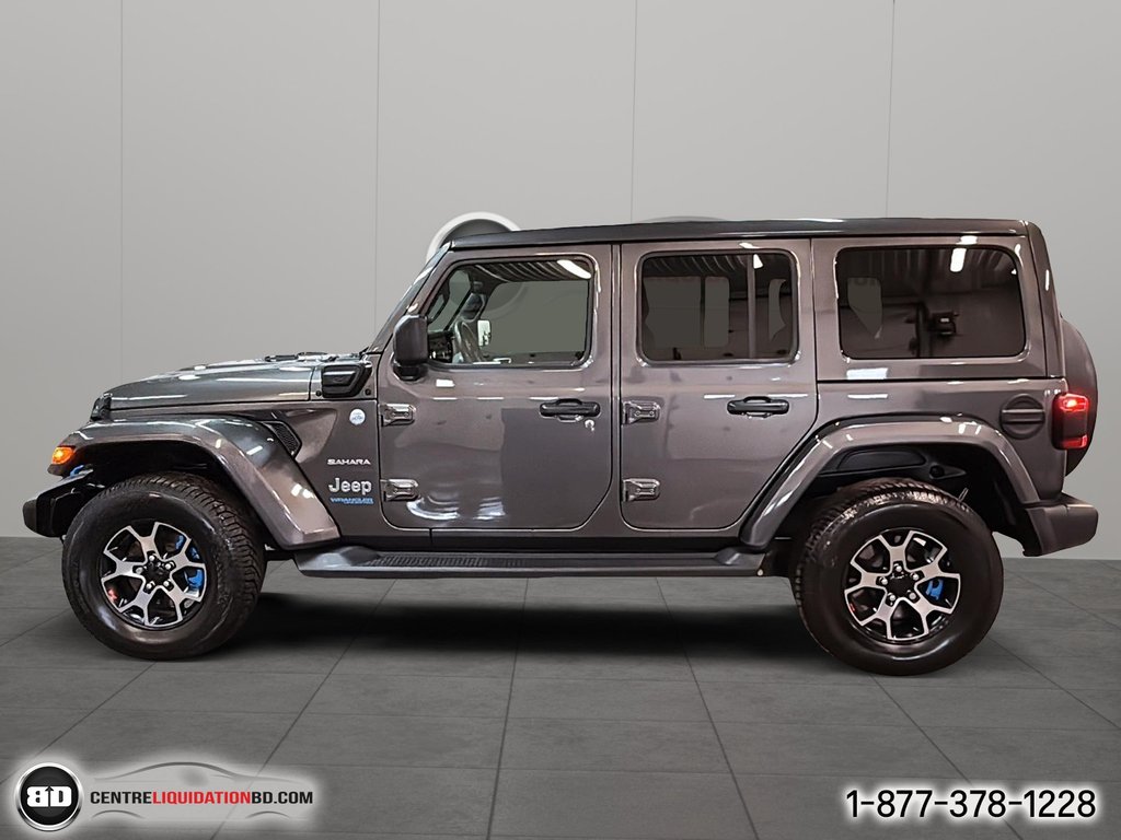 2021 Jeep Wrangler 4xe UNLIMITED SAHARA SKY ROOF in Granby, Quebec - 9 - w1024h768px