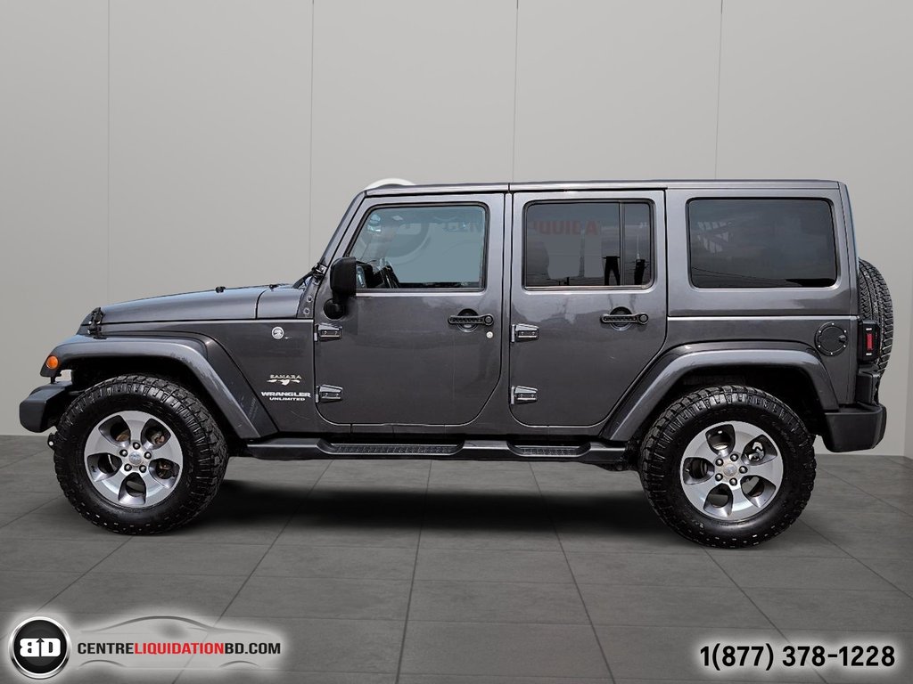 2016 Jeep Wrangler Unlimited SAHARA CUIR 2 TOITS in Granby, Quebec - 9 - w1024h768px