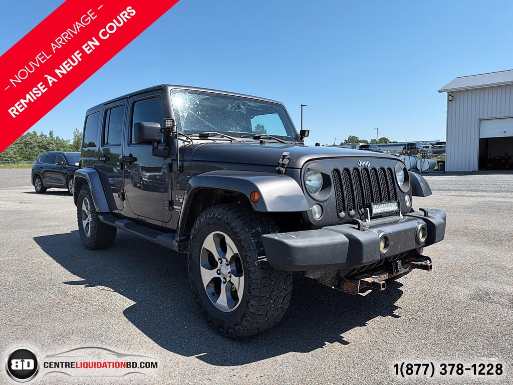 2016 Jeep Wrangler Unlimited SAHARA CUIR 2 TOITS in Granby, Quebec - 4 - w1024h768px