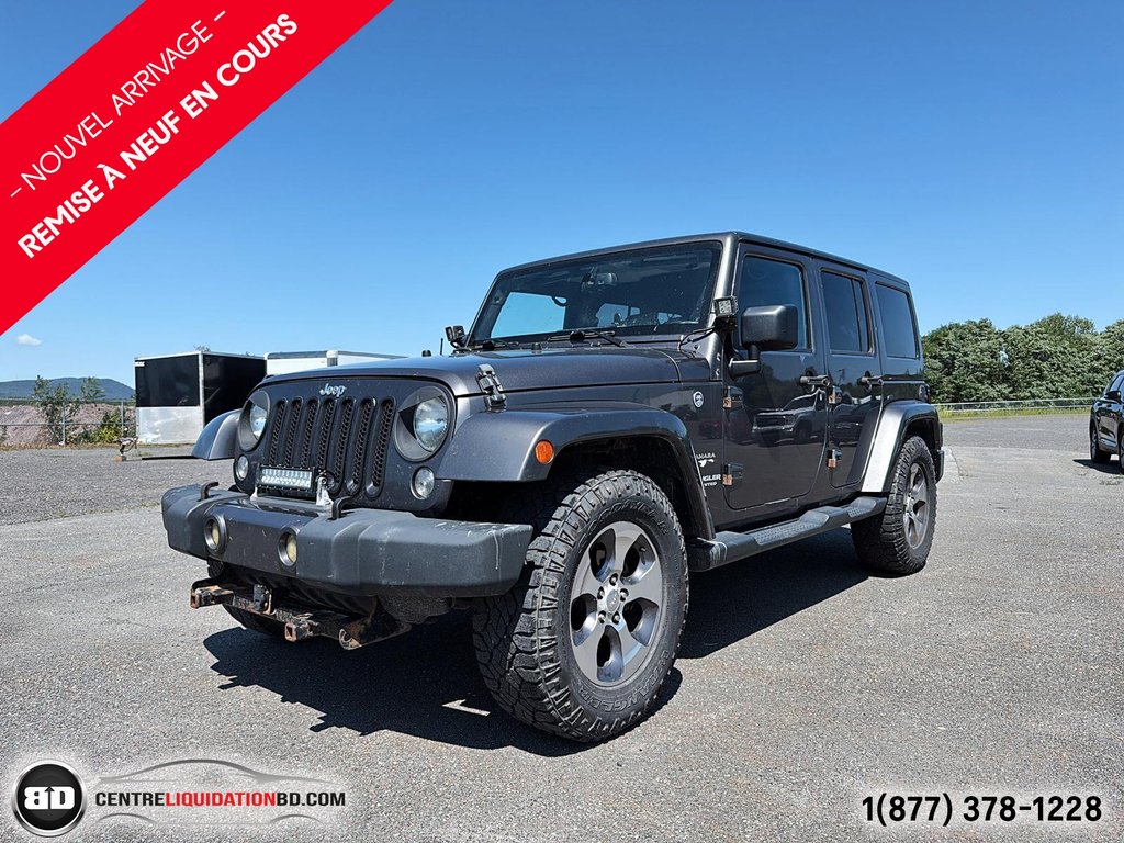 2016 Jeep Wrangler Unlimited SAHARA CUIR 2 TOITS in Granby, Quebec - 1 - w1024h768px