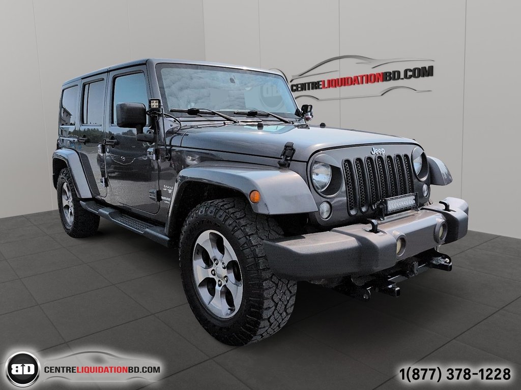 2016 Jeep Wrangler Unlimited SAHARA CUIR 2 TOITS in Granby, Quebec - 3 - w1024h768px