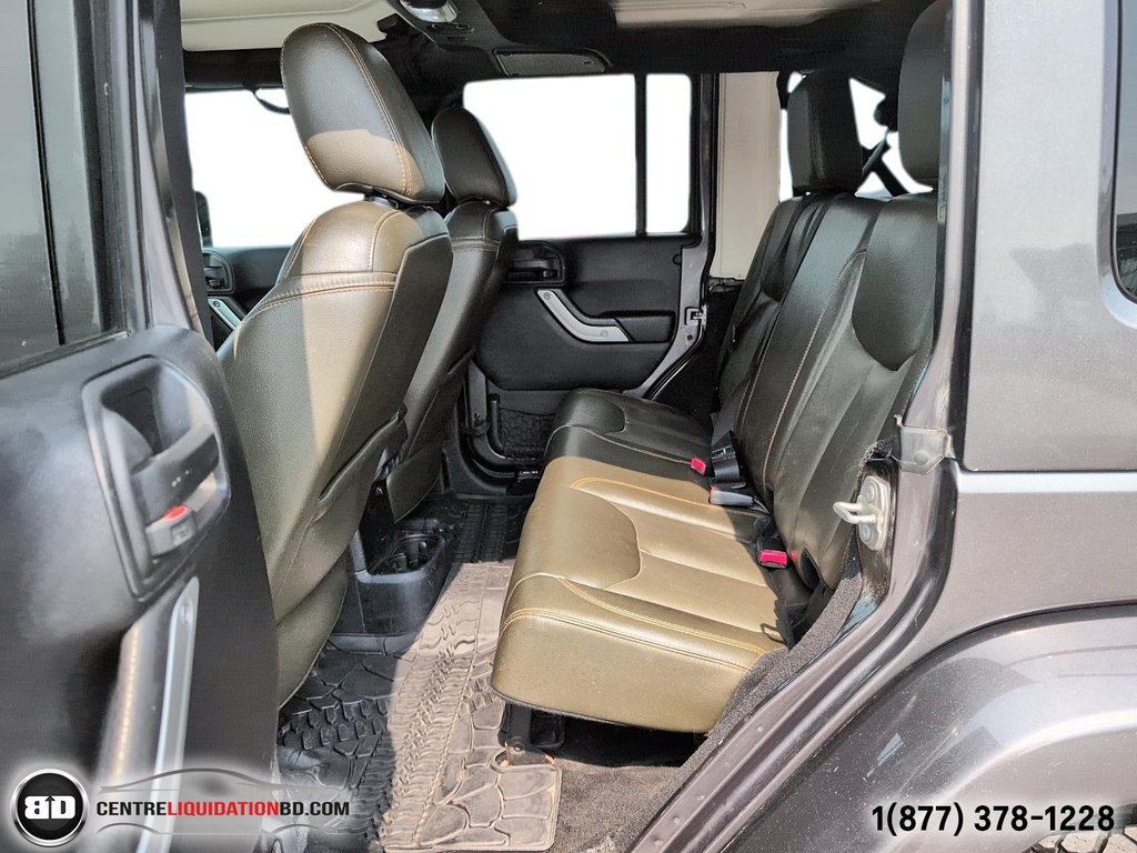2016 Jeep Wrangler Unlimited SAHARA CUIR 2 TOITS in Granby, Quebec - 14 - w1024h768px
