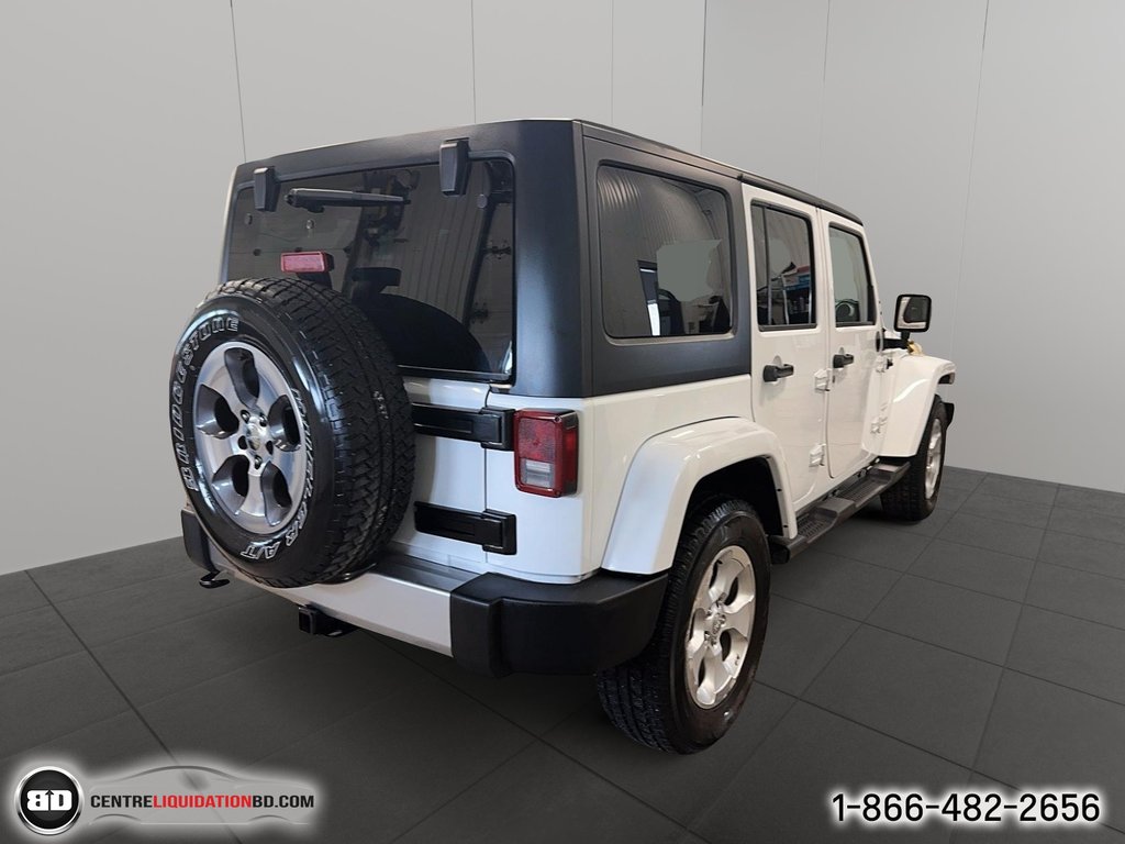 Jeep Wrangler Unlimited SAHARA 4X4 V6 3.6L NAVIGATION 2017 à Granby, Québec - 4 - w1024h768px