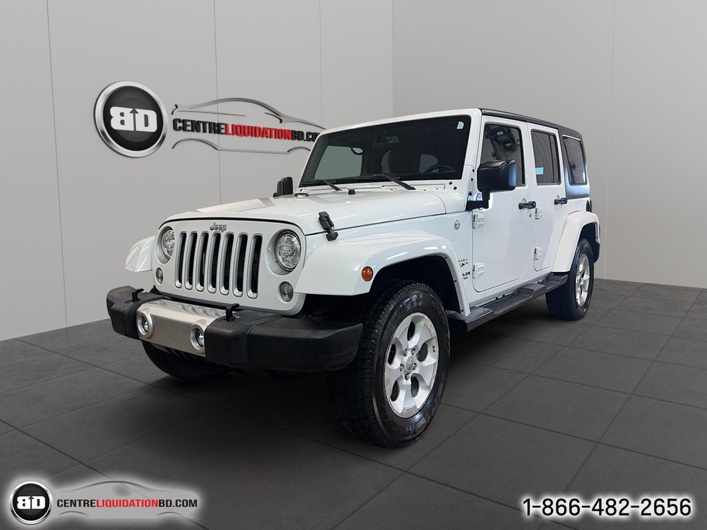 Jeep Wrangler Unlimited SAHARA 4X4 V6 3.6L NAVIGATION 2017 à Granby, Québec - 1 - w1024h768px