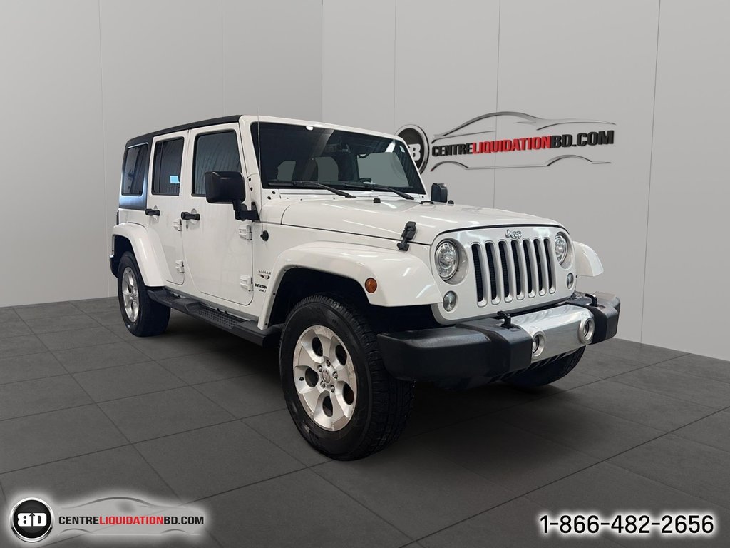 Jeep Wrangler Unlimited SAHARA 4X4 V6 3.6L NAVIGATION 2017 à Granby, Québec - 3 - w1024h768px