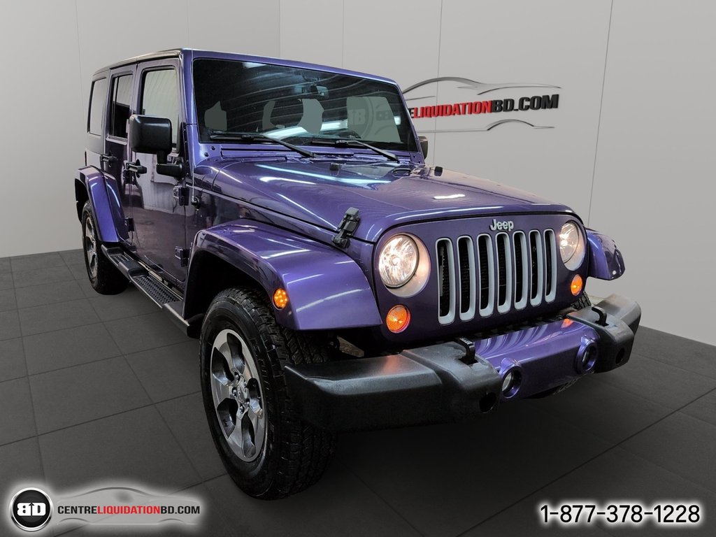 2017 Jeep Wrangler Unlimited Sahara V6 3.6L NAVIGATION AUTOMATIQUE in Granby, Quebec - 3 - w1024h768px