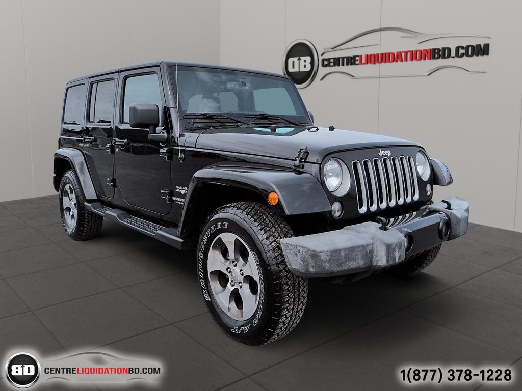 Jeep Wrangler Unlimited SAHARA V6 3.6L CUIR 2017 à Granby, Québec - 3 - w1024h768px