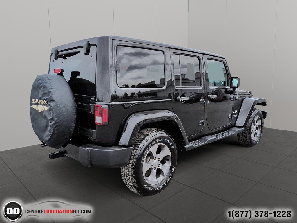 Jeep Wrangler Unlimited SAHARA V6 3.6L CUIR 2017 à Granby, Québec - 6 - w1024h768px