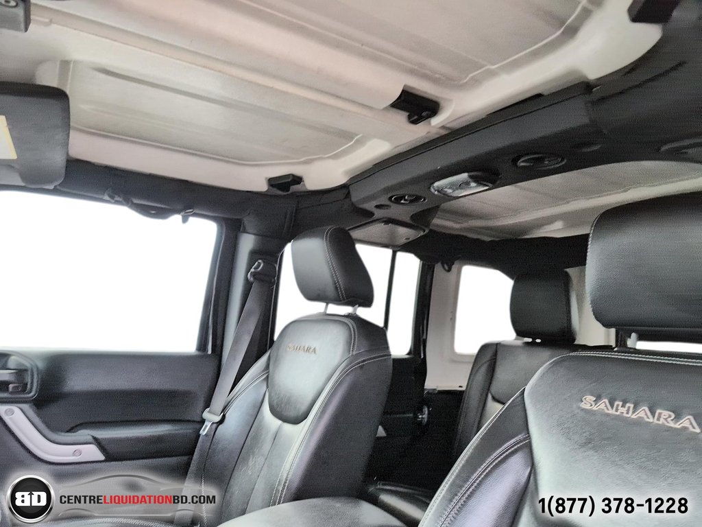 Jeep Wrangler Unlimited SAHARA V6 3.6L CUIR 2017 à Granby, Québec - 21 - w1024h768px