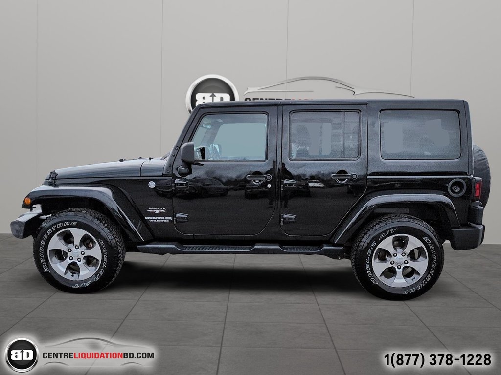 Jeep Wrangler Unlimited SAHARA V6 3.6L CUIR 2017 à Granby, Québec - 9 - w1024h768px