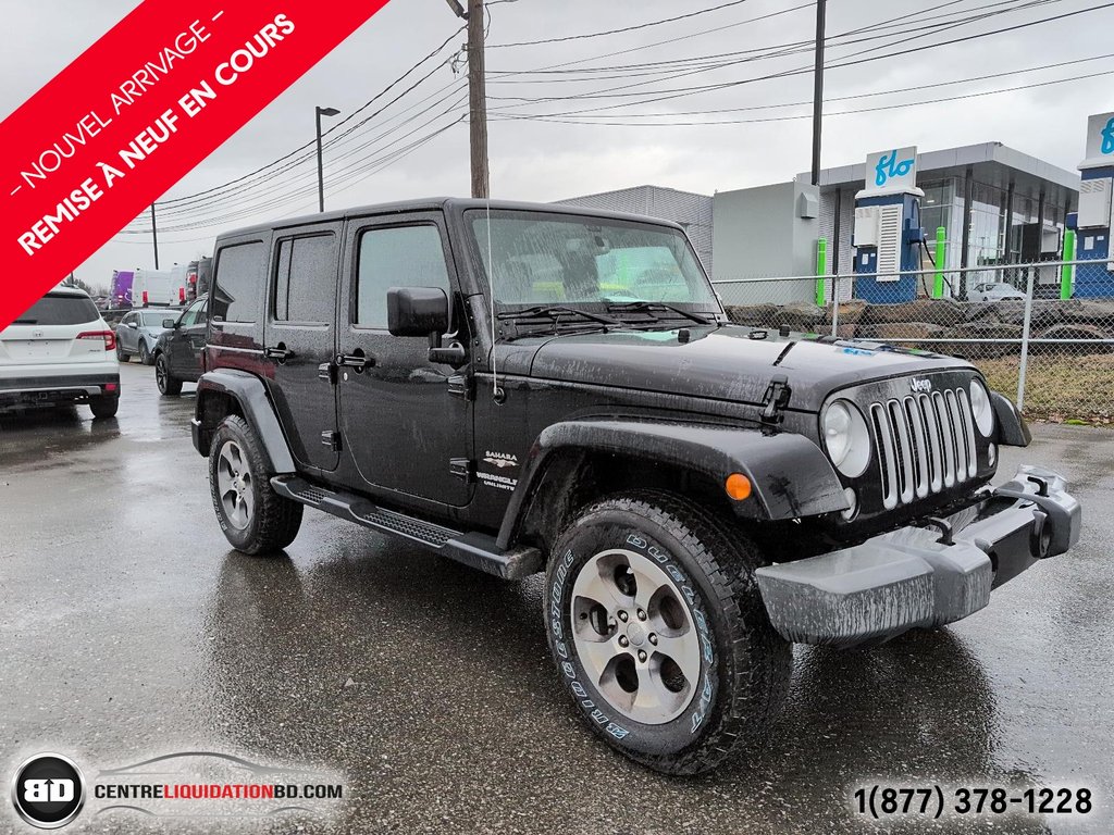 Jeep Wrangler Unlimited SAHARA V6 3.6L CUIR 2017 à Granby, Québec - 4 - w1024h768px