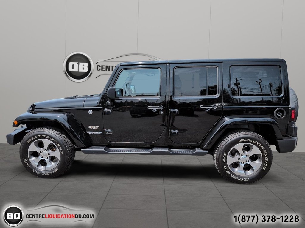 2017 Jeep Wrangler Unlimited Sahara V6 3.6L CUIR in Granby, Quebec - 9 - w1024h768px