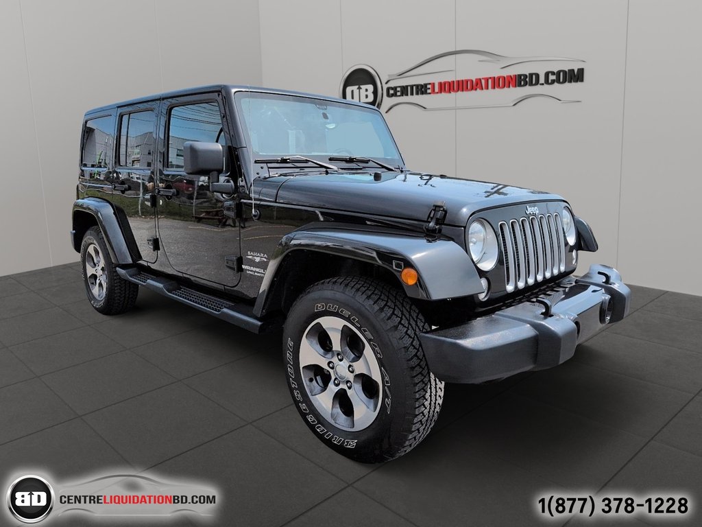 2017 Jeep Wrangler Unlimited Sahara V6 3.6L CUIR in Granby, Quebec - 3 - w1024h768px