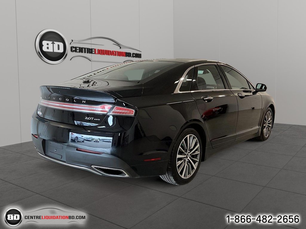 2018  MKZ Sélect AWD BANCS+VOLANT CHAUFFANTS GPS CAMERA RECULE TOIT OUVRANT in Granby, Quebec - 4 - w1024h768px