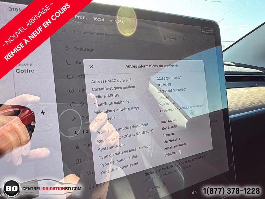 Tesla Model 3 Dual Motor Long Range 2019 à Granby, Québec - 15 - w1024h768px