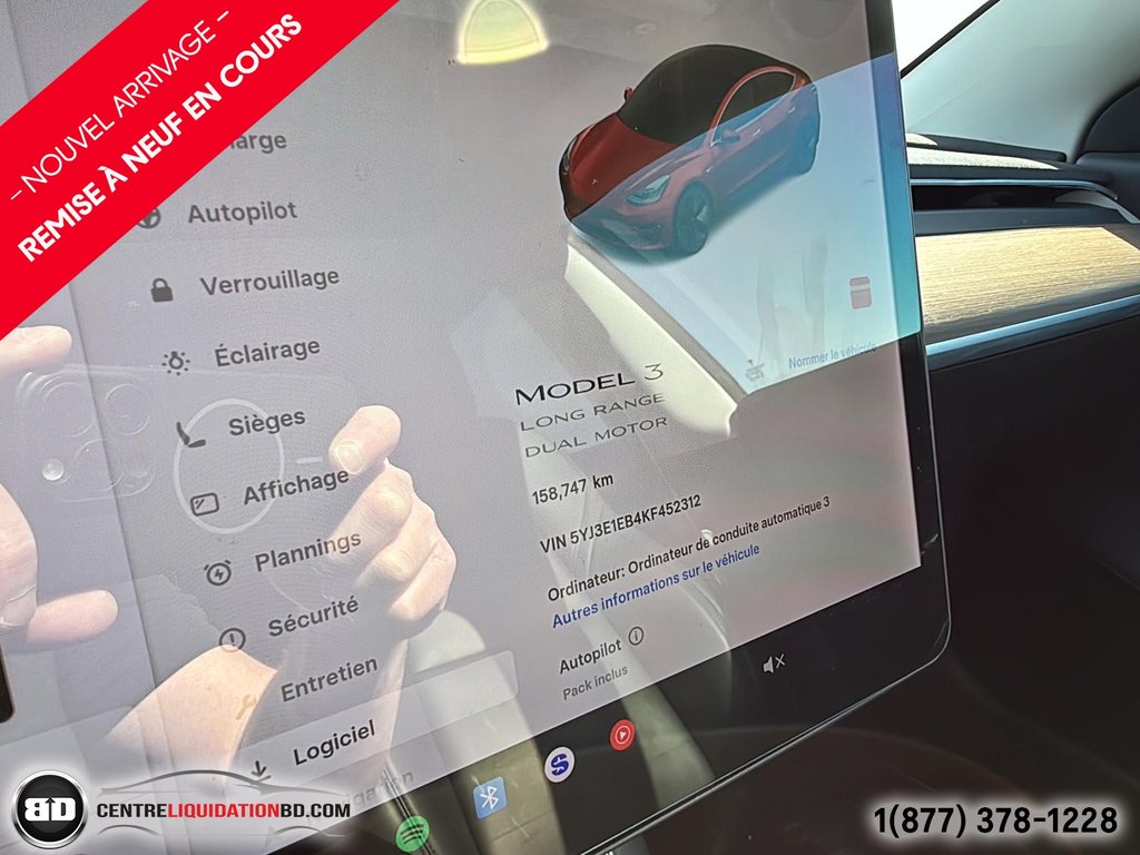 Tesla Model 3 Dual Motor Long Range 2019 à Granby, Québec - 13 - w1024h768px