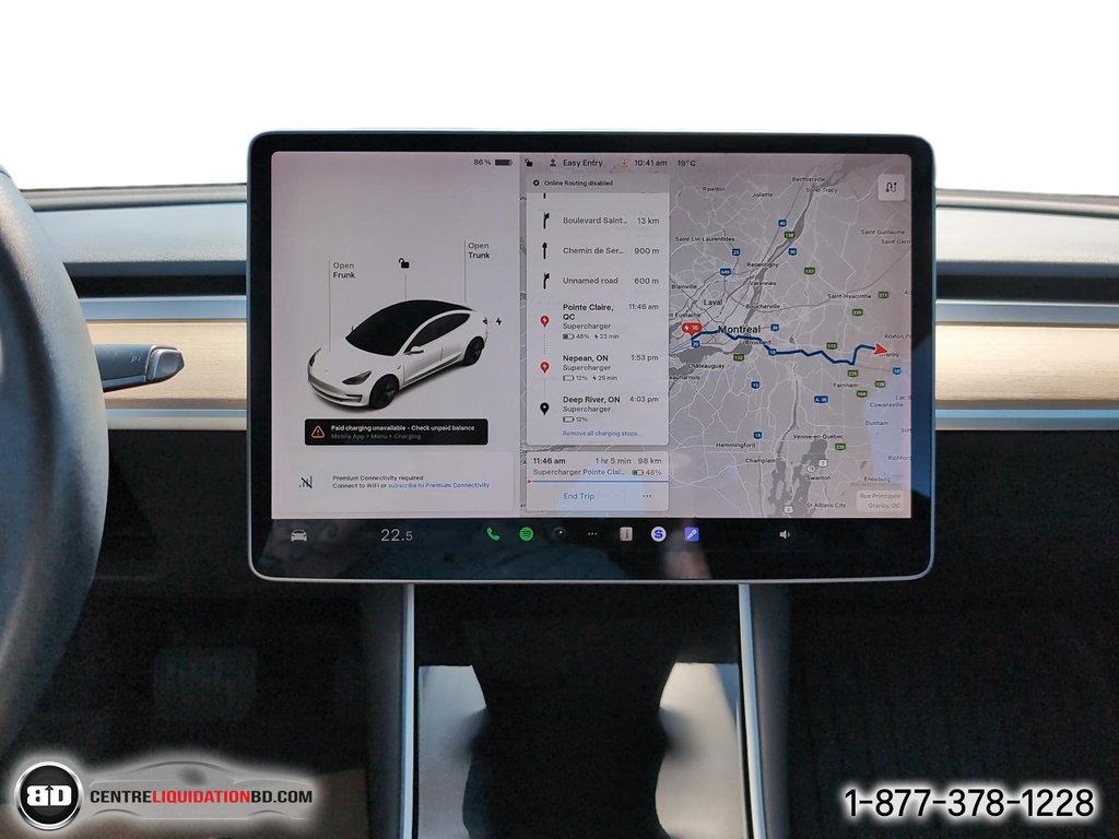 2020 Tesla MODEL 3 Standard Range Plus in Granby, Quebec - 18 - w1024h768px