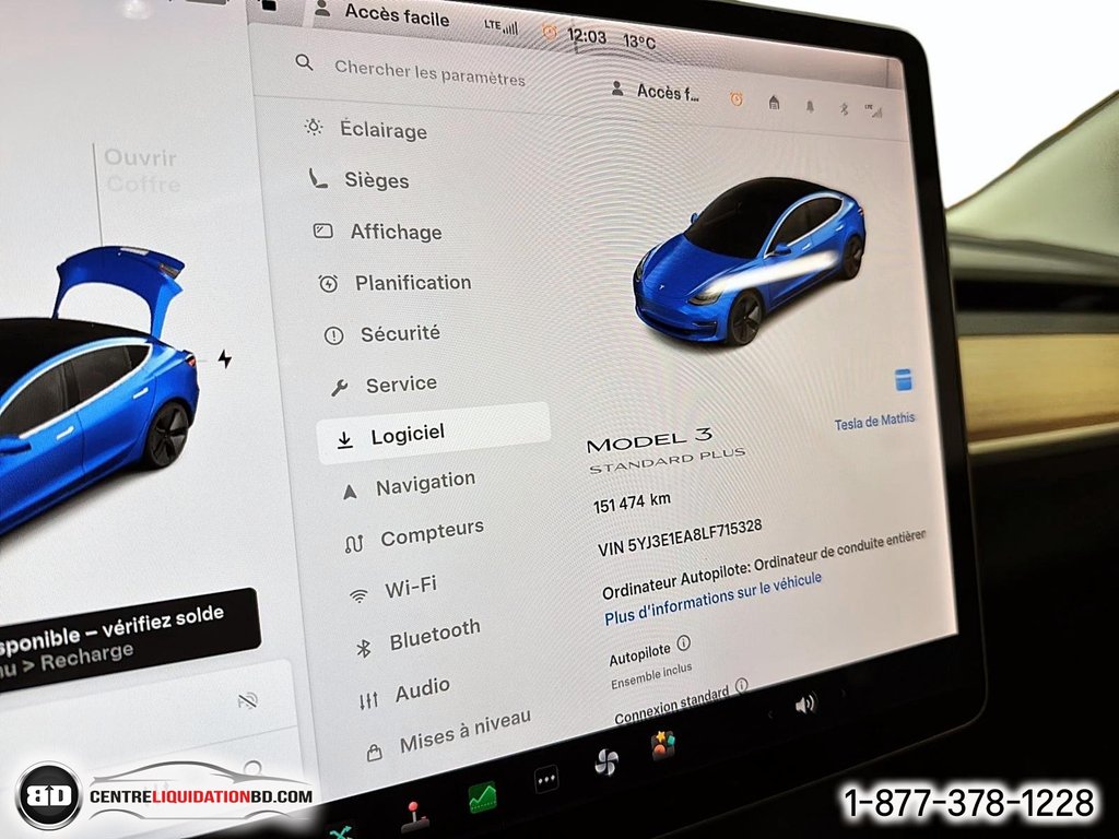 Tesla Model 3 SR + 2020 à Granby, Québec - 23 - w1024h768px