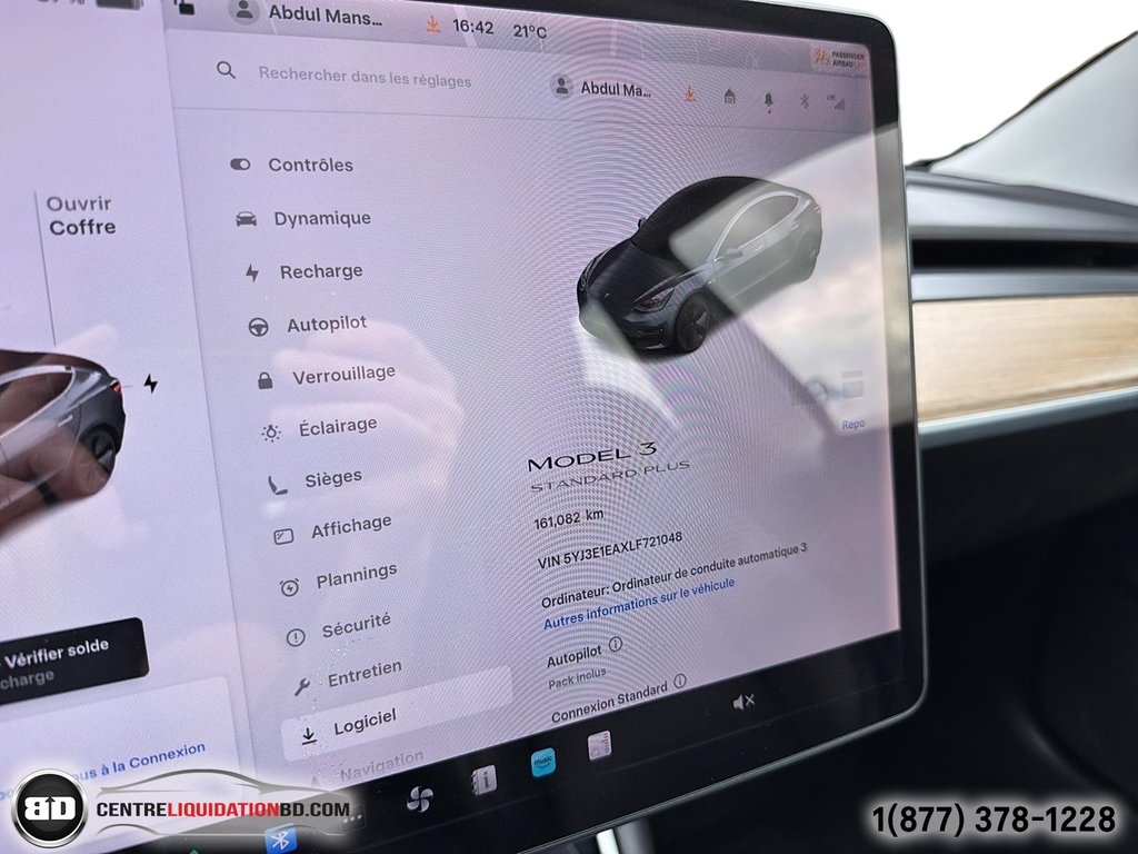 2020 Tesla Model 3 Standard Range Plus in Granby, Quebec - 20 - w1024h768px