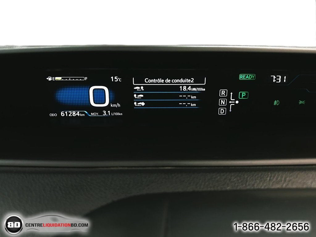 Toyota PRIUS PRIME HYBRIDE BRANCHABLE (40KM AUTONOMIE) TRES RARE 2017 à Granby, Québec - 16 - w1024h768px