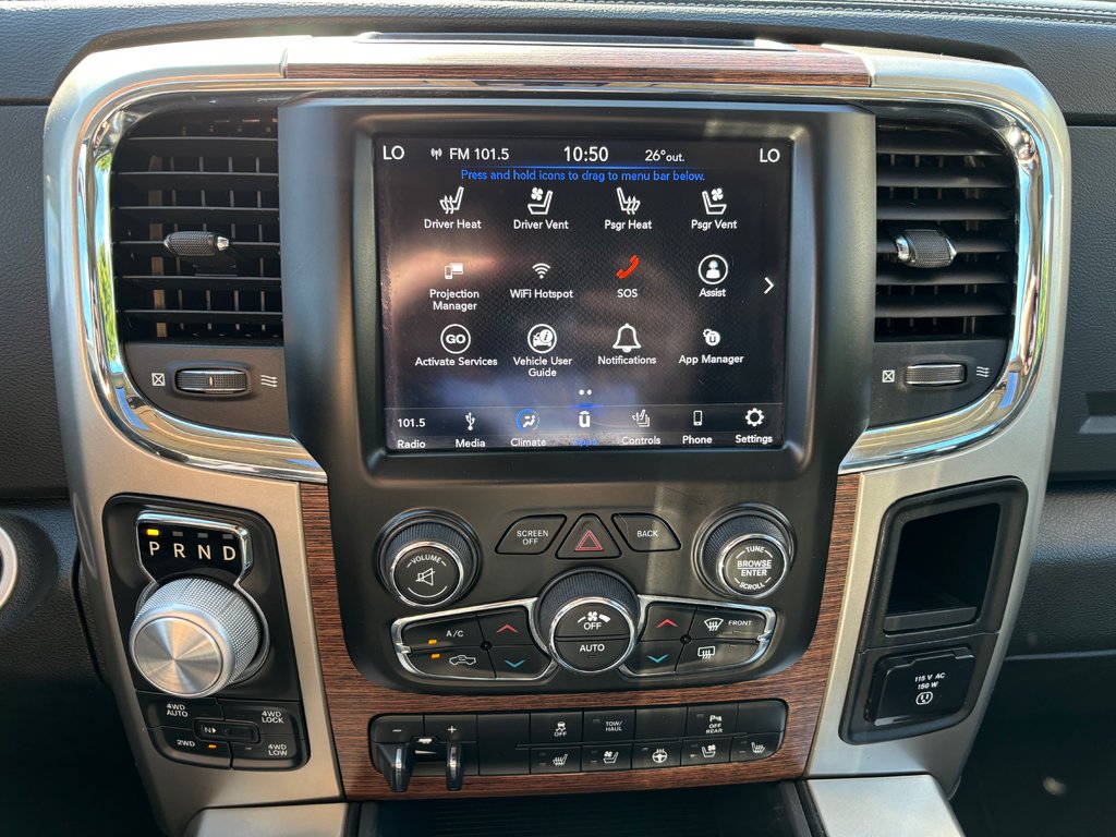 2018  1500 Laramie | Leather | SunRoof | HtdWheel | Cam | USB in Saint John, New Brunswick - 22 - w1024h768px