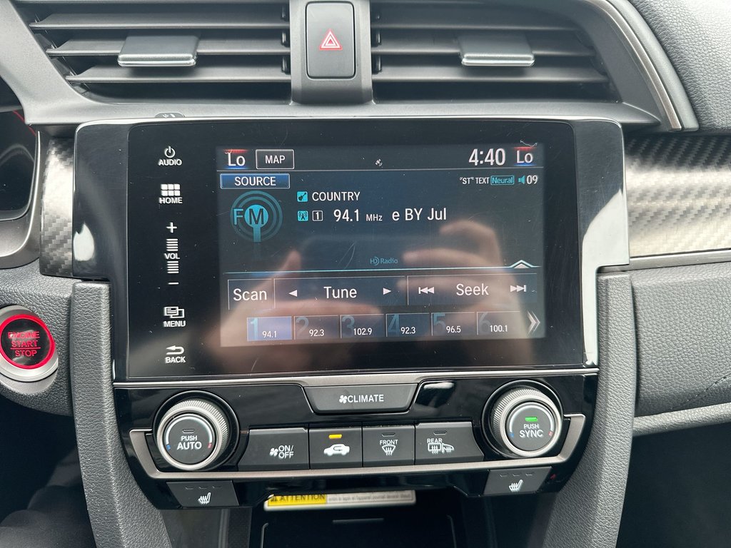 Honda Civic Hatchback Sport Touring | Cam | HtdSeat | Lthr | Bluetooth 2018 à Saint John, Nouveau-Brunswick - 25 - w1024h768px