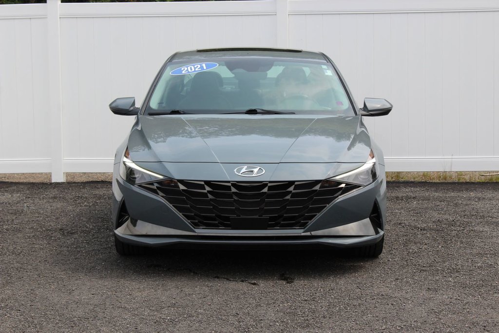 2021  Elantra Ultimate | Leather | SunRoof | Navi | Cam | USB in Saint John, New Brunswick - 2 - w1024h768px