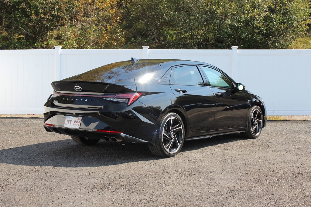 2022  Elantra N-Line | Leather | SunRoof | Warranty to 2026 in Saint John, New Brunswick - 7 - w1024h768px