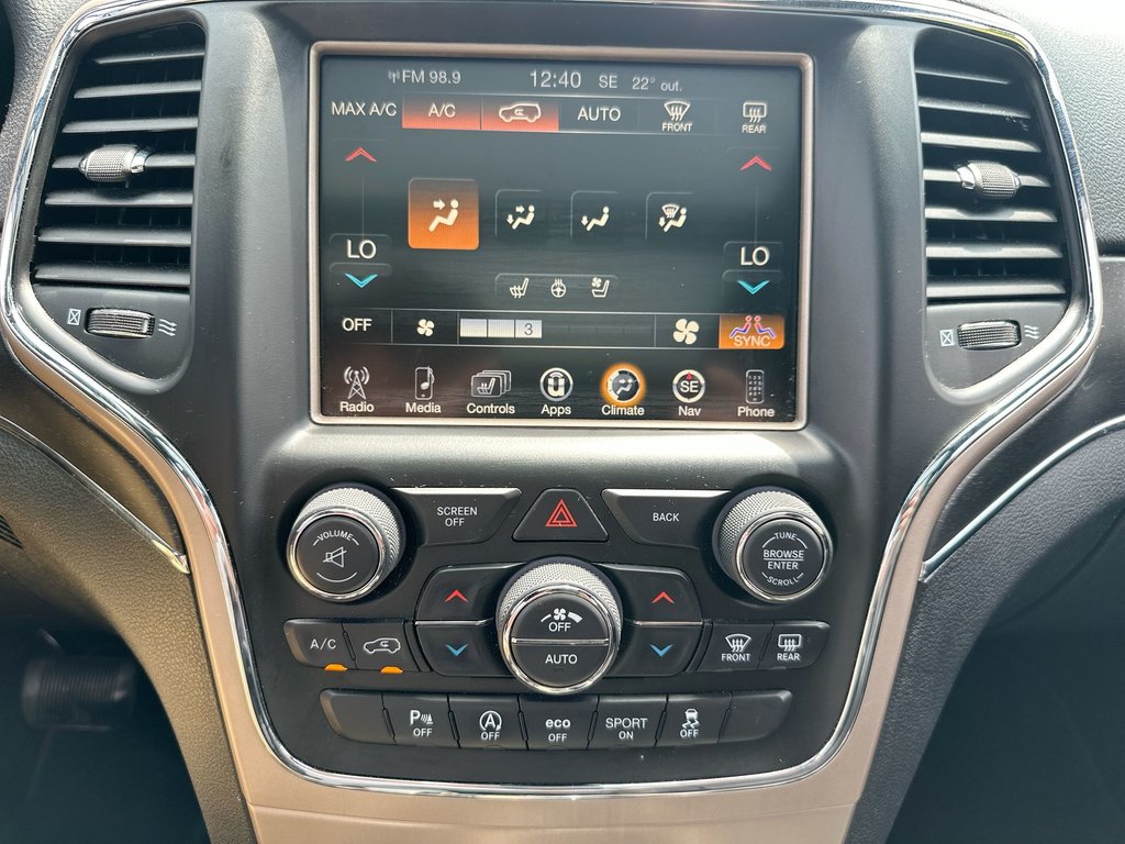 2017 Jeep Grand Cherokee Limited | Lthr | HtdWhl | Cam | Roof | Bluetooth in Saint John, New Brunswick - 27 - w1024h768px