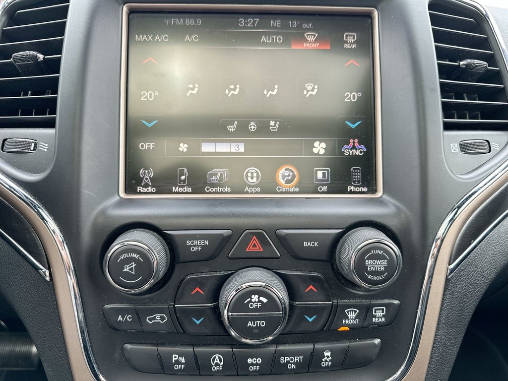 2017 Jeep Grand Cherokee Limited | Lthr | HtdSeat| Cam | Roof | Bluetooth in Saint John, New Brunswick - 27 - w1024h768px