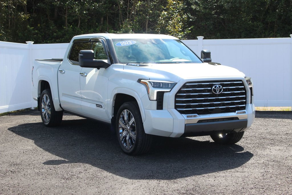 2023  TUNDRA HYBRID Capstone | HEV | Leather | Roof | Warranty to 2031 in Saint John, New Brunswick - 1 - w1024h768px