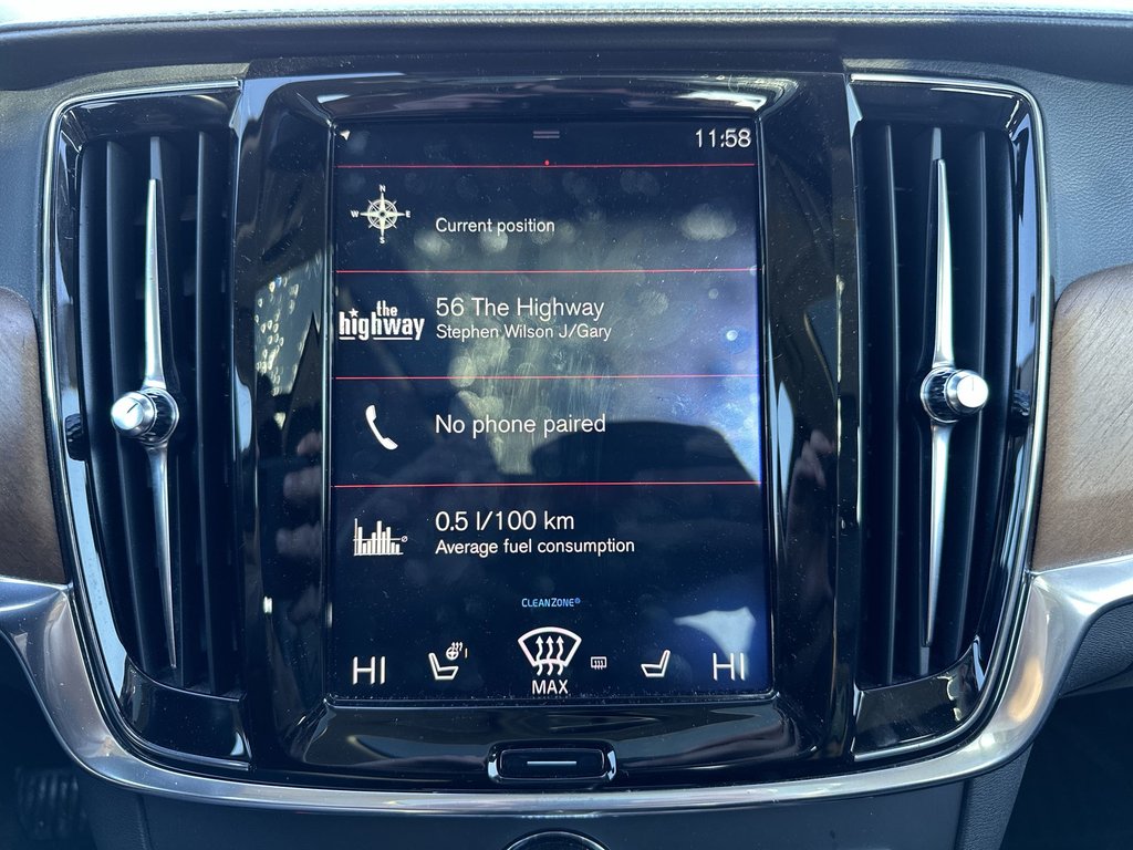 2019 Volvo S90 T6 Inscription | Roof | Cam | HtdSeats | Bluetooth in Saint John, New Brunswick - 25 - w1024h768px