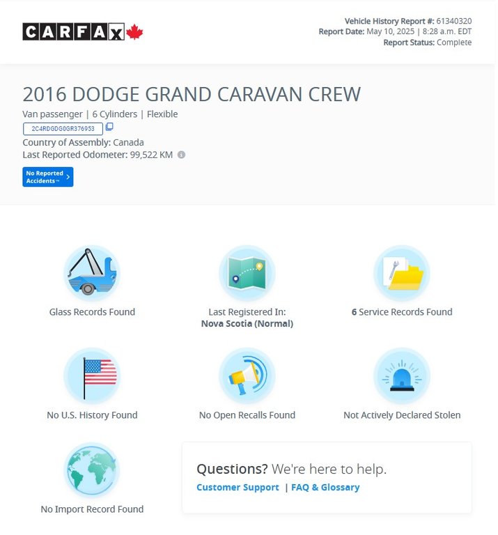 Dodge Grand Caravan Crew Plus | Leather | Cam | USB | Htd. Wheel 2016 à Saint John, Nouveau-Brunswick - 2 - w1024h768px