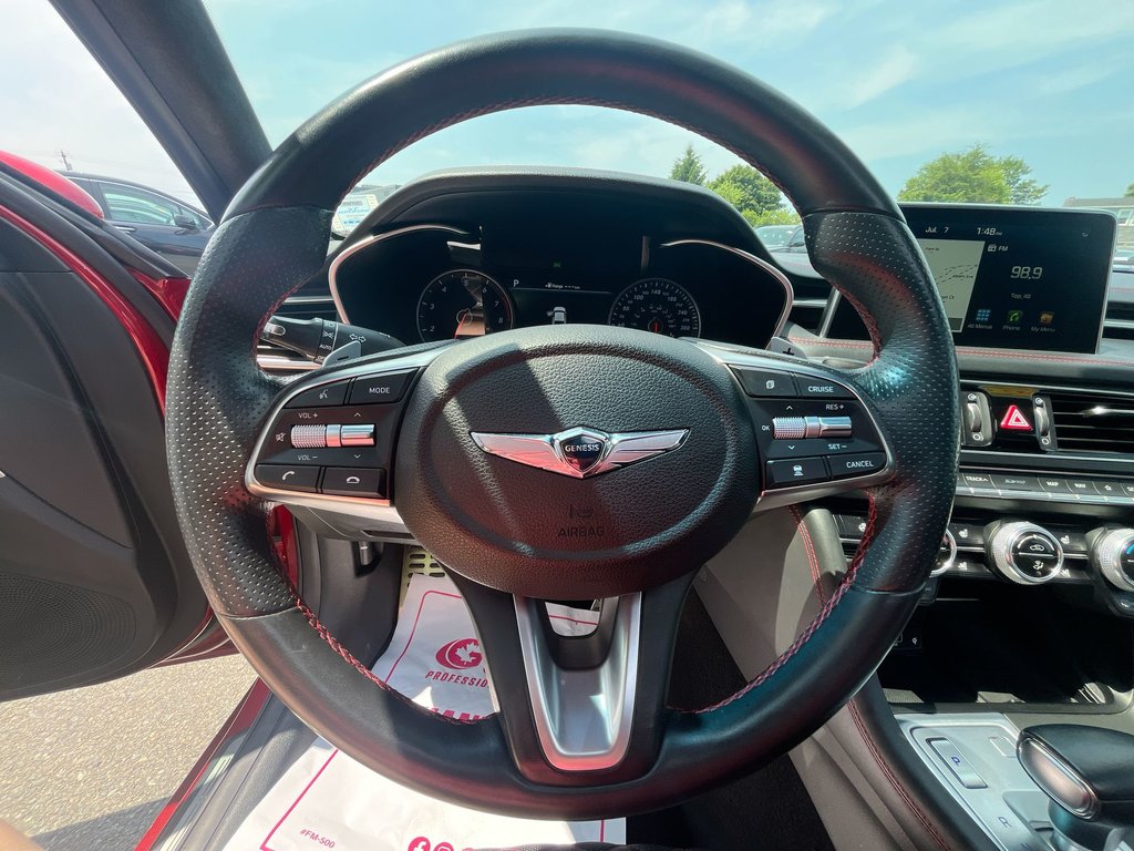 2019 GENESIS G70 3.3T Sport | Leather | Sunroof | Nav | Cam | USB in Saint John, New Brunswick - 18 - w1024h768px