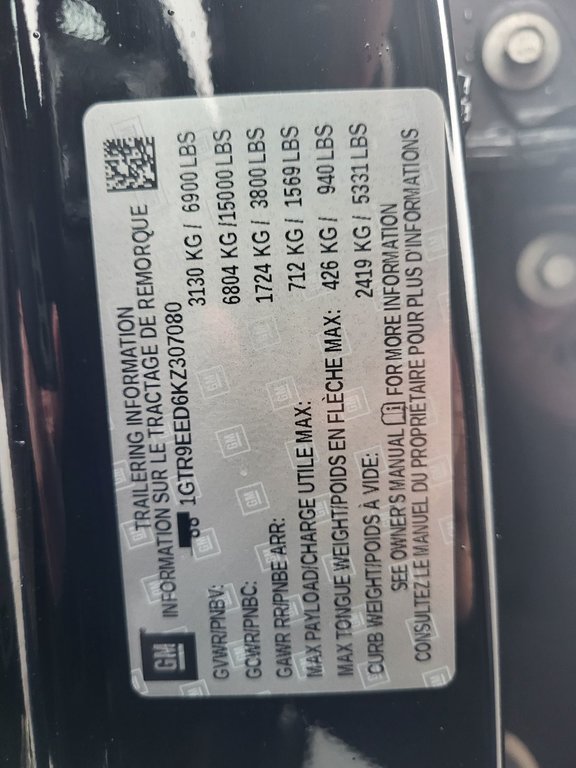 Sierra 1500 AT4 | Leather | HtdWheel | Cam | USB | Bluetooth 2019 à Saint John, Nouveau-Brunswick - 34 - w1024h768px