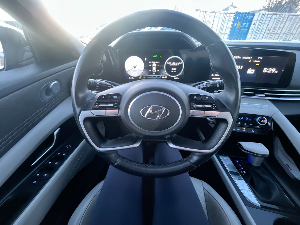 2023 Hyundai ELANTRA HYBRID Luxury | Leather | Roof | Cam | USB | HtdWheel in Saint John, New Brunswick - 12 - w1024h768px